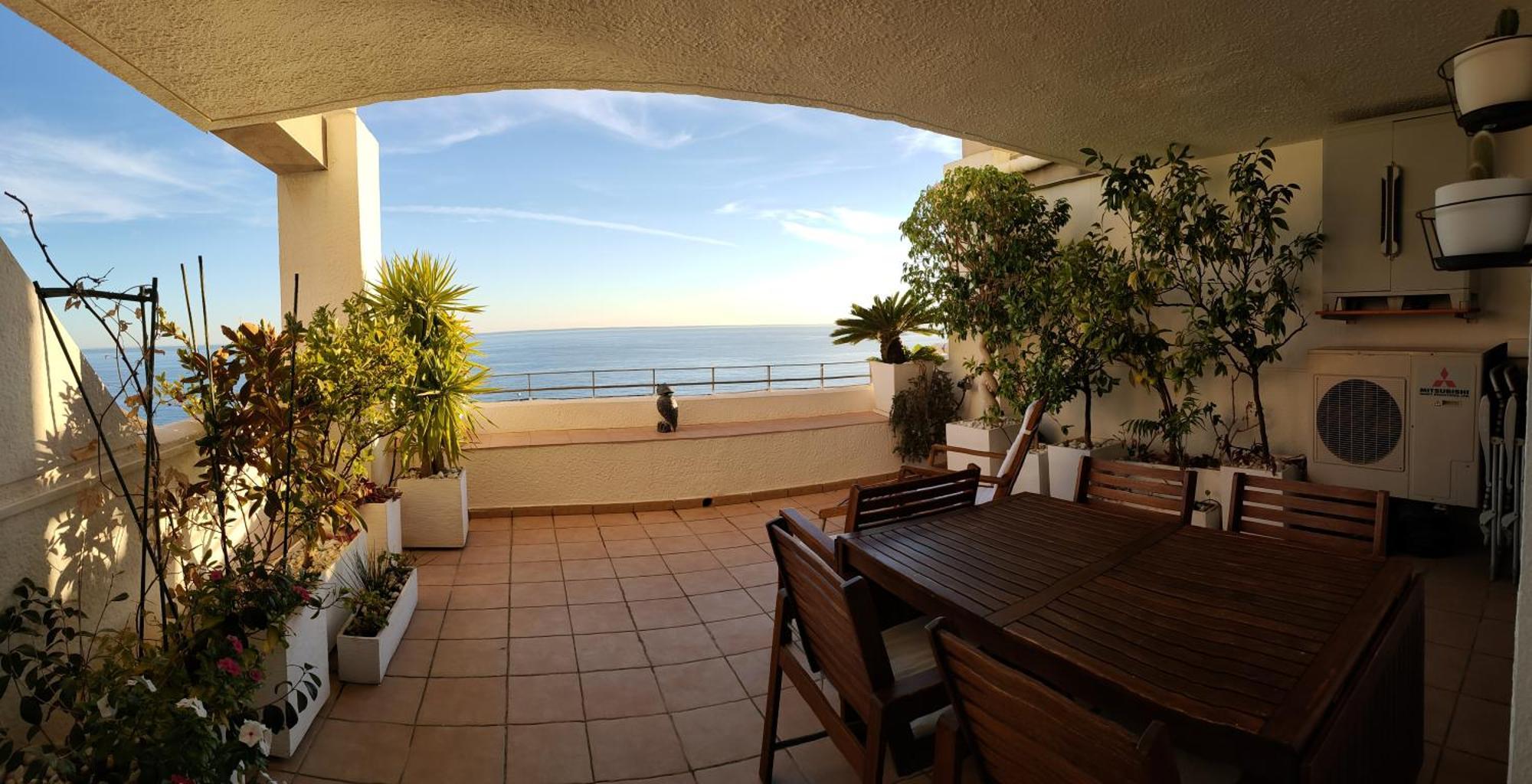 Piso En La Primera Linea Del Mar Con 2 Dormitorios 베니돔 외부 사진